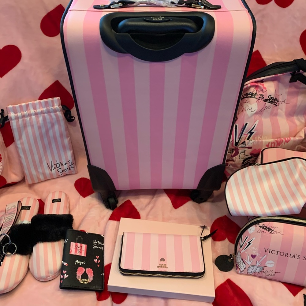 COPY - Victoria’s Secret luggage set With facemasks
